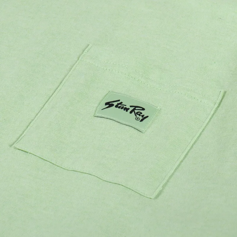Stan Ray Patch Pocket T Shirt Quiet Green Heather-2