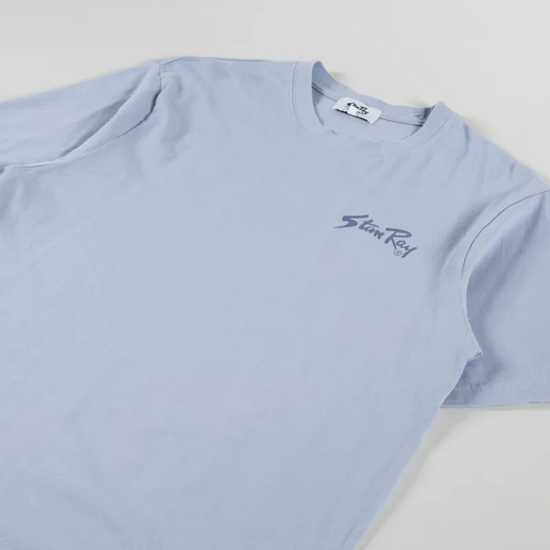 Stan Ray OG T Shirt Texas Blue Tonal-3