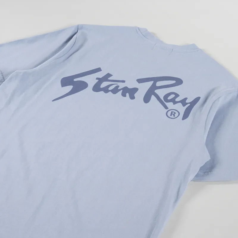 Stan Ray OG T Shirt Texas Blue Tonal-2