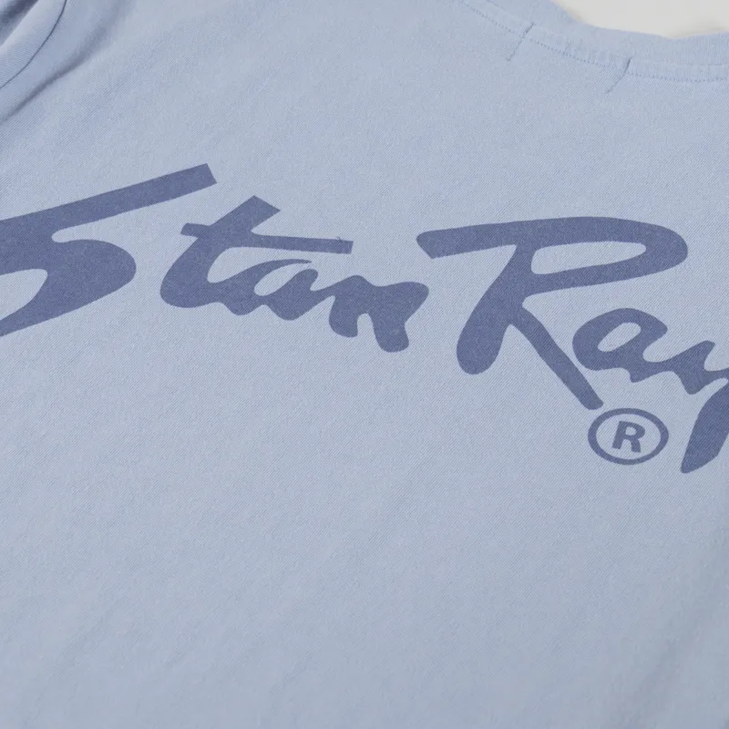 Stan Ray OG T Shirt Texas Blue Tonal-4