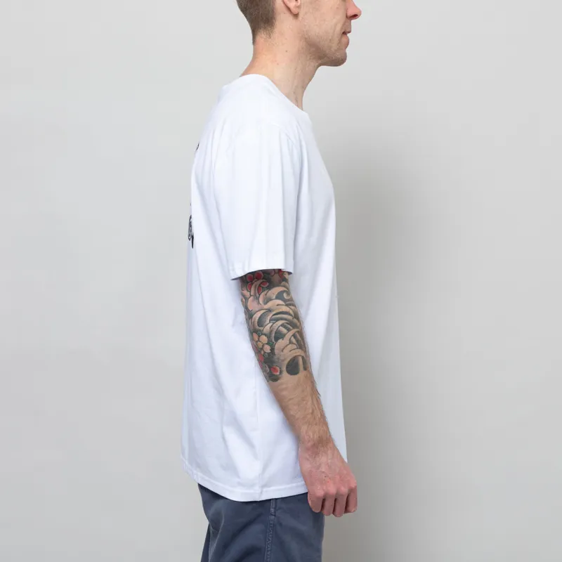 Working Class Heroes Tell Your Friends You Love Them Oversized T Shirt White-1