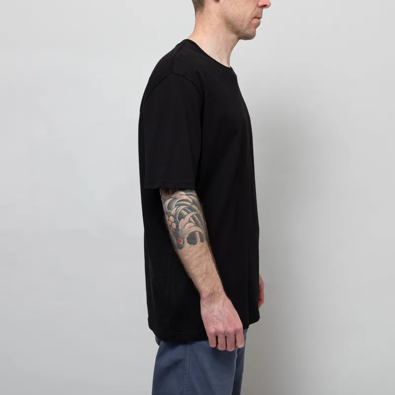 Working Class Heroes Tell Your Friends You Love Them Oversized T Shirt Black-1