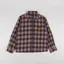 Stan Ray Zip Shirt Brown Blue Plaid