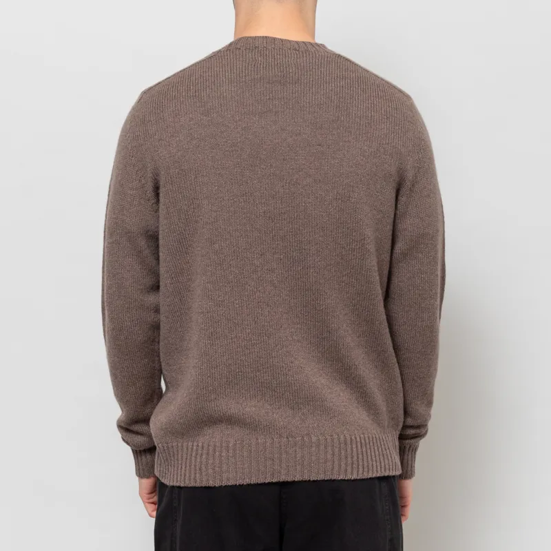 Origin Knitwear Seamless Crew Wildebeest-3