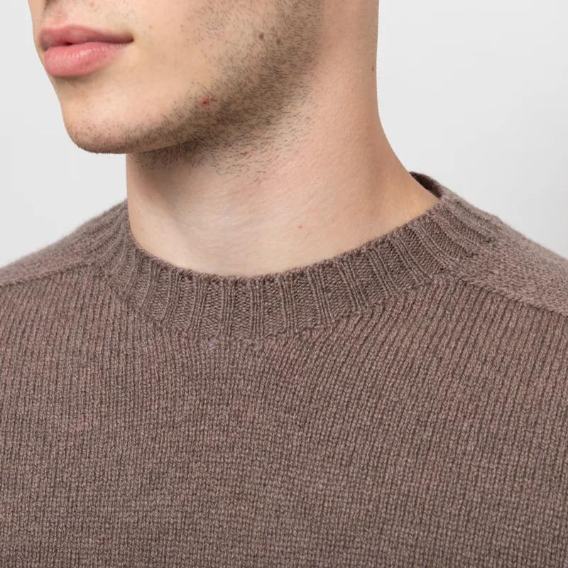 Origin Knitwear Seamless Crew Wildebeest-5
