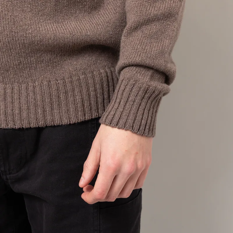 Origin Knitwear Seamless Crew Wildebeest-6