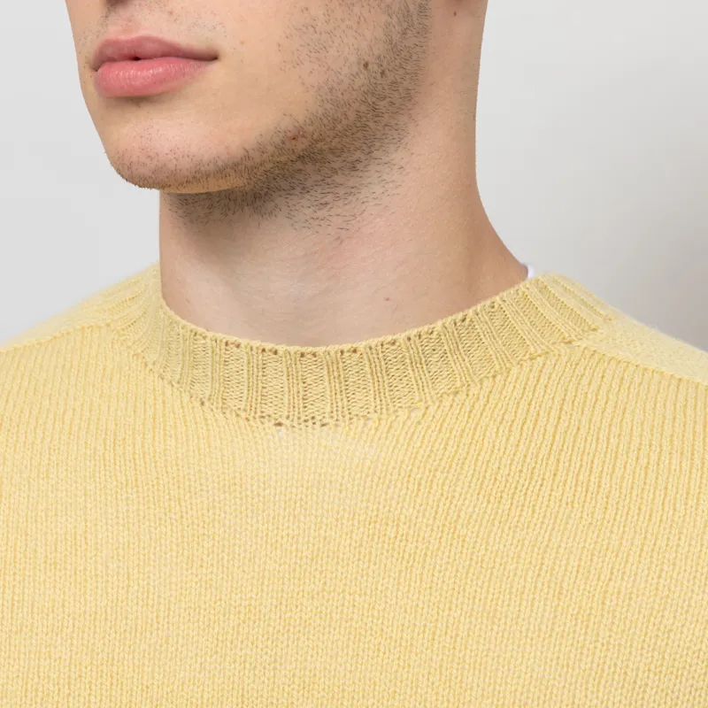 Origin Knitwear Seamless Crew Acacia-5