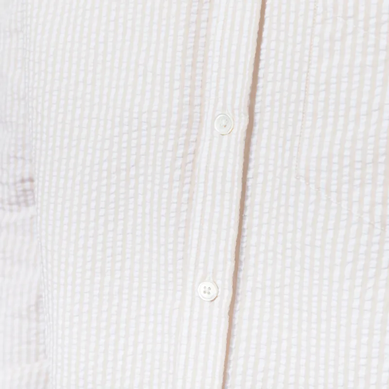 Portuguese Flannel Atlantico Stripe Shirt Sand-6