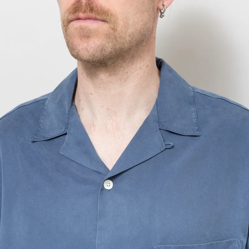 Portuguese Flannel Dogtown Shirt Blue-5