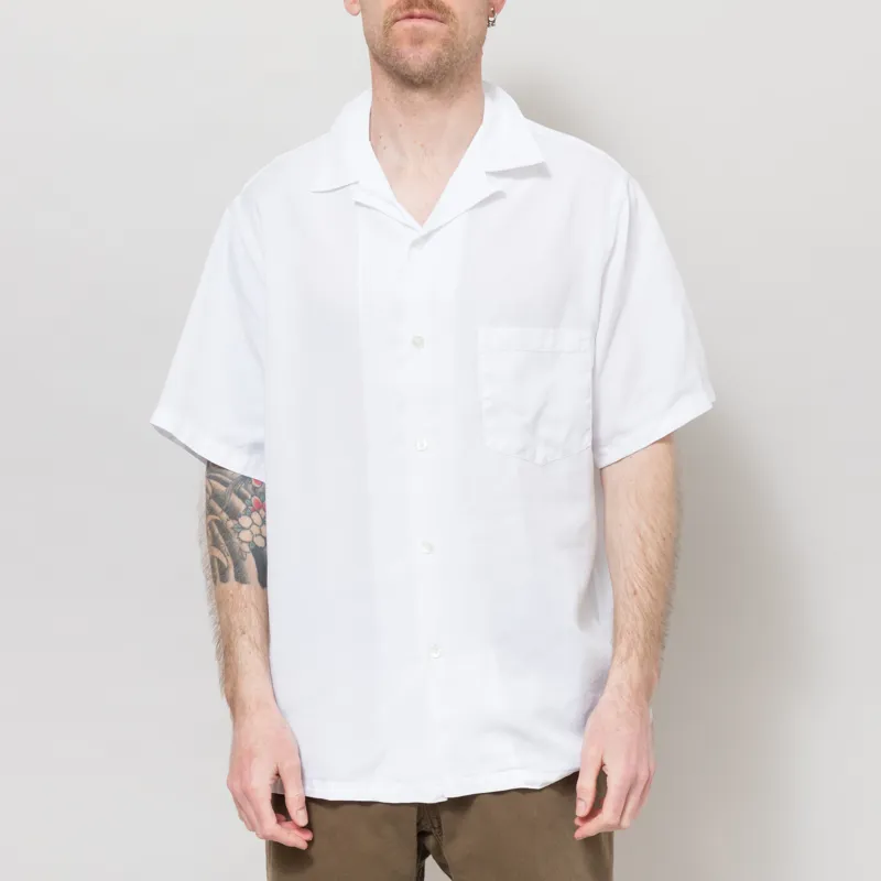 Portuguese Flannel Dogtown Shirt Off White
