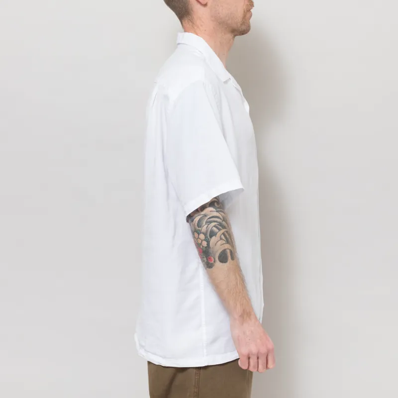 Portuguese Flannel Dogtown Shirt Off White-4