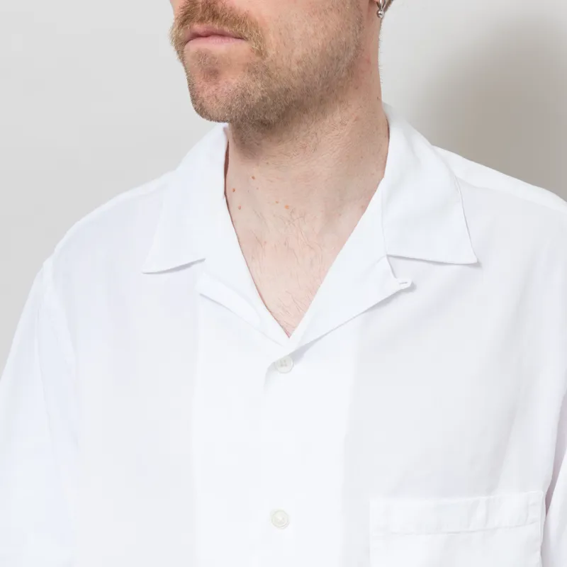 Portuguese Flannel Dogtown Shirt Off White-5