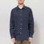Portuguese Flannel Linen Shirt Navy