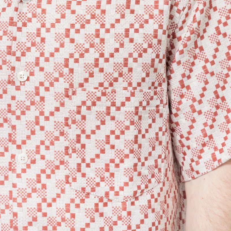 Portuguese Flannel Mosaic Shirt Clay-8