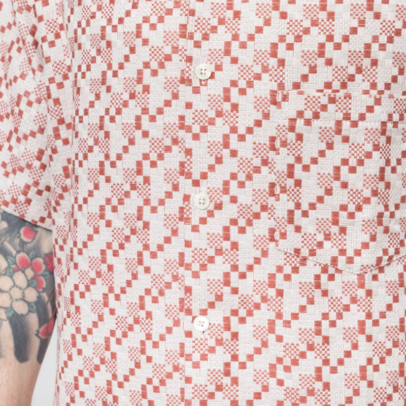 Portuguese Flannel Mosaic Shirt Clay-7