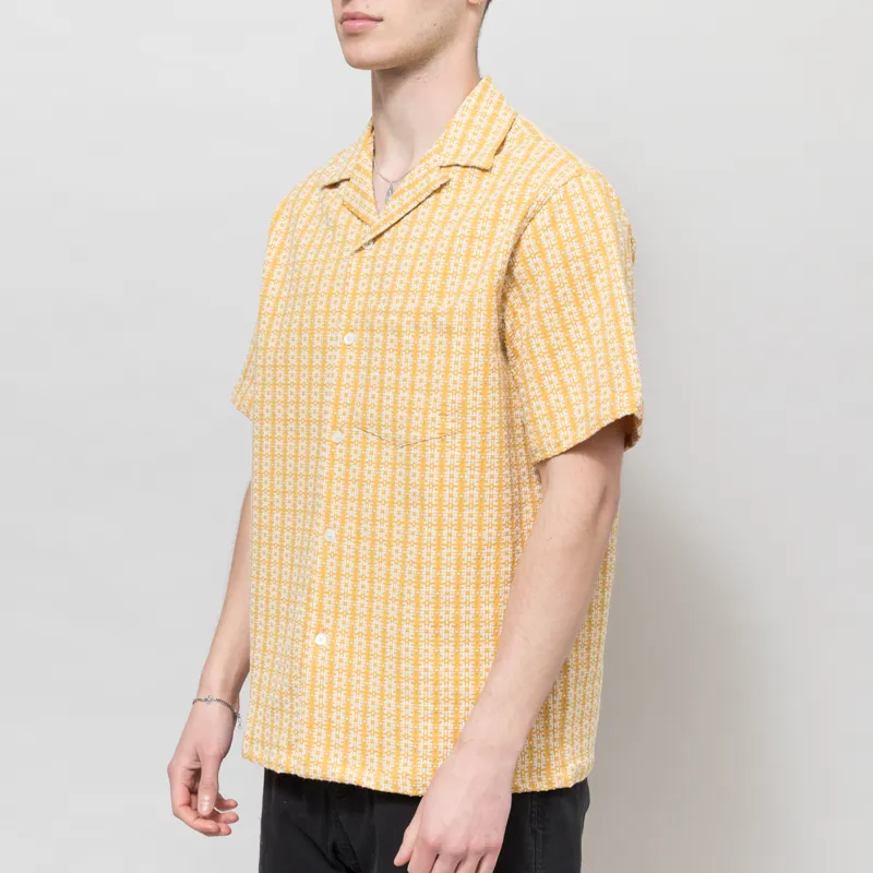 Portuguese Flannel Flower Pollen Shirt Yellow-1
