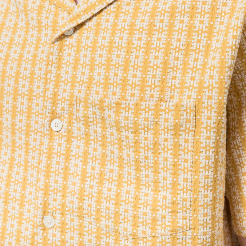 Portuguese Flannel Flower Pollen Shirt Yellow-4