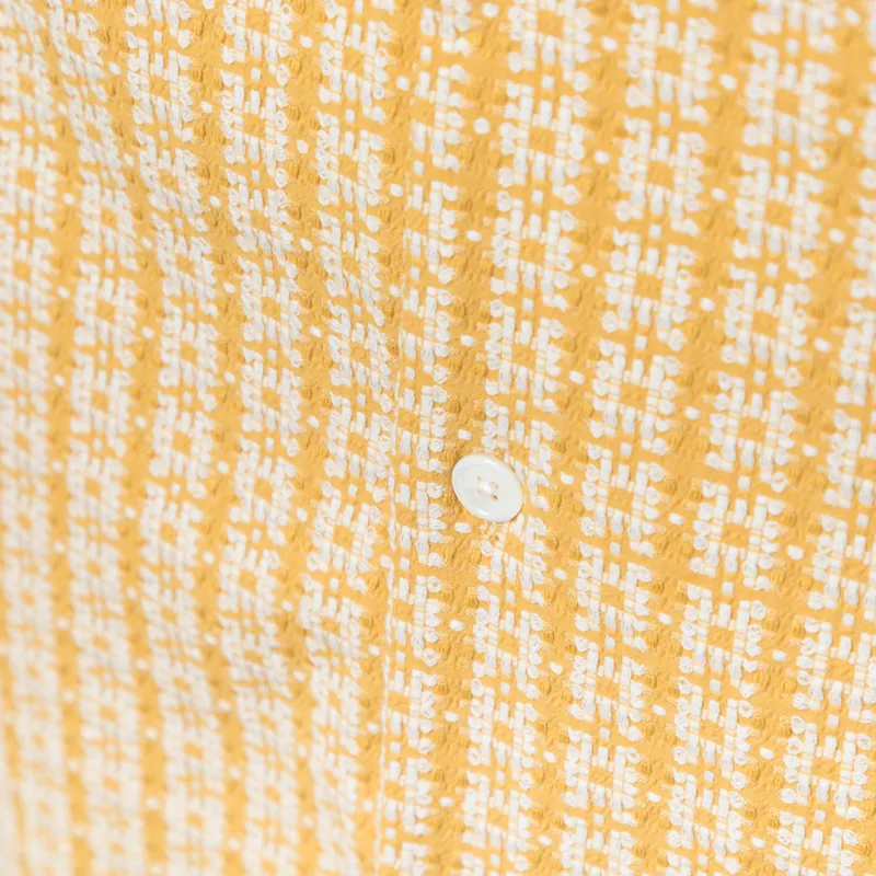 Portuguese Flannel Flower Pollen Shirt Yellow-6