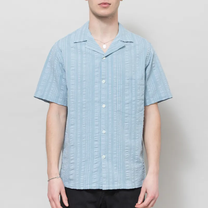 Portuguese Flannel Prana Shirt Blue