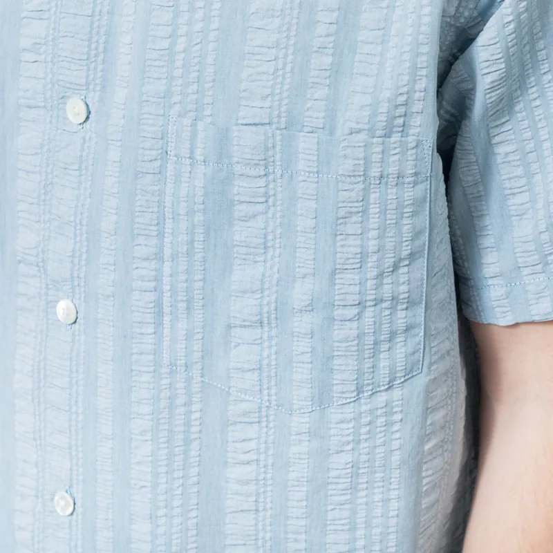 Portuguese Flannel Prana Shirt Blue-6