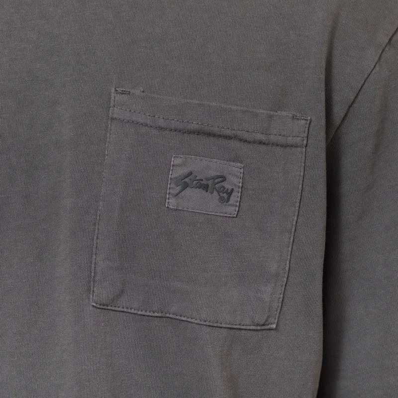 Stan Ray Patch Pocket T Shirt Raven Black-4