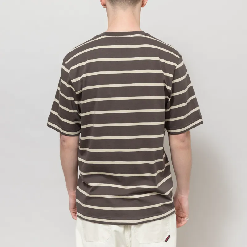 Stan Ray Stripe T Shirt Raven Eucalyptus-1