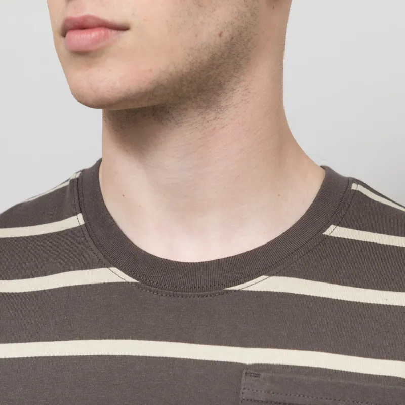 Stan Ray Stripe T Shirt Raven Eucalyptus-4