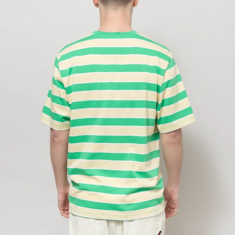 Stan Ray Stripe T Shirt Island Green Sunlight-1