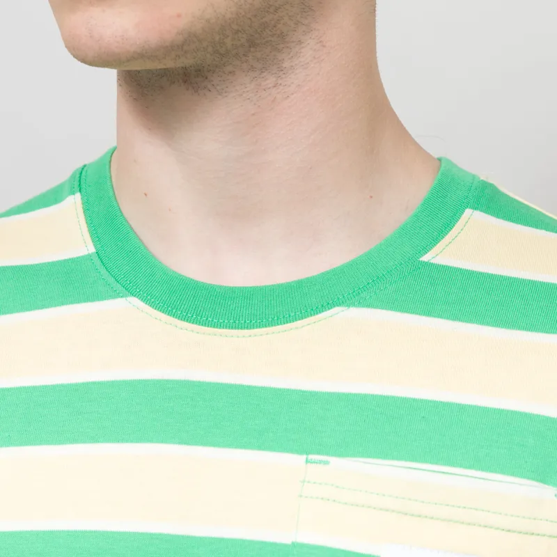 Stan Ray Stripe T Shirt Island Green Sunlight-4