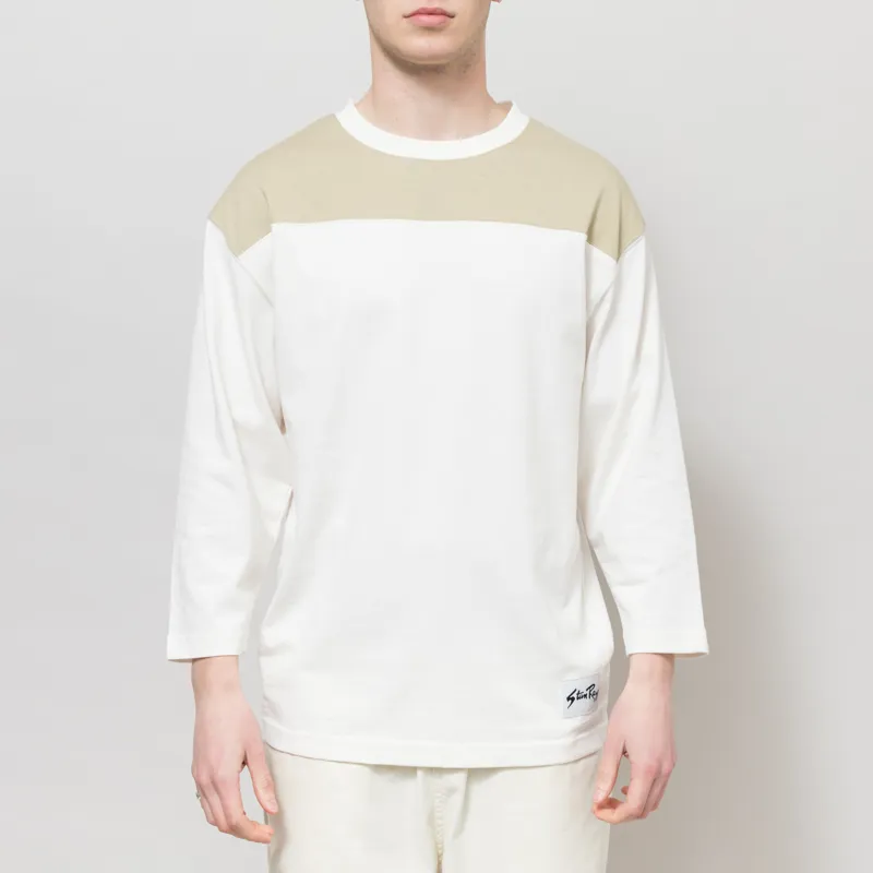 Stan Ray 3/4 Football T Shirt Eucalyptus