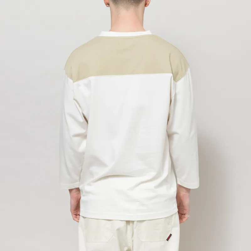 Stan Ray 3/4 Football T Shirt Eucalyptus-1