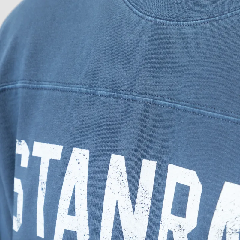 Stan Ray 3/4 Printed Football T Shirt Navy-5