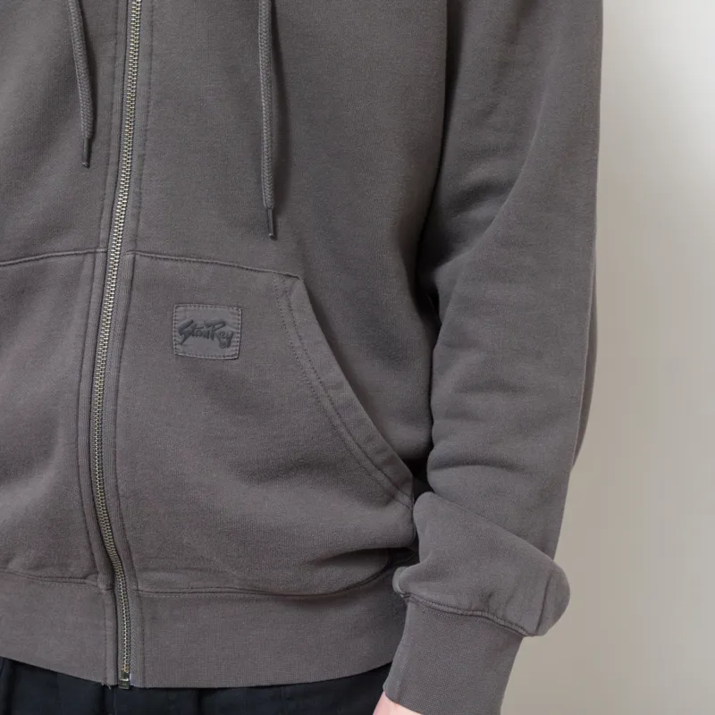 Stan Ray Patch Zip Hood Raven Black-6