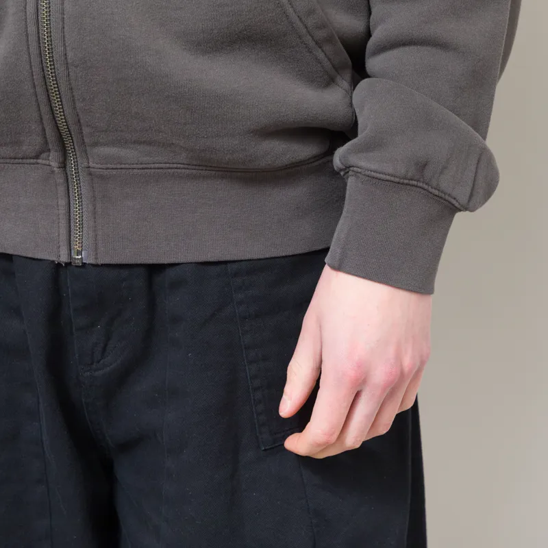 Stan Ray Patch Zip Hood Raven Black-8