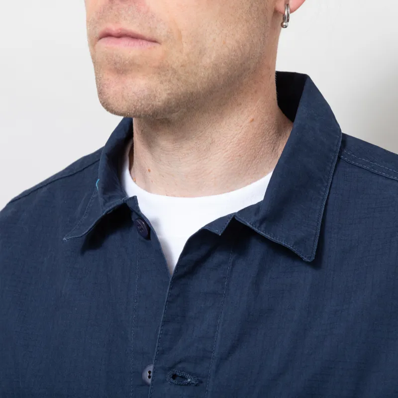 Stan Ray Long Sleeve CPO Shirt Navy Ripstop-3