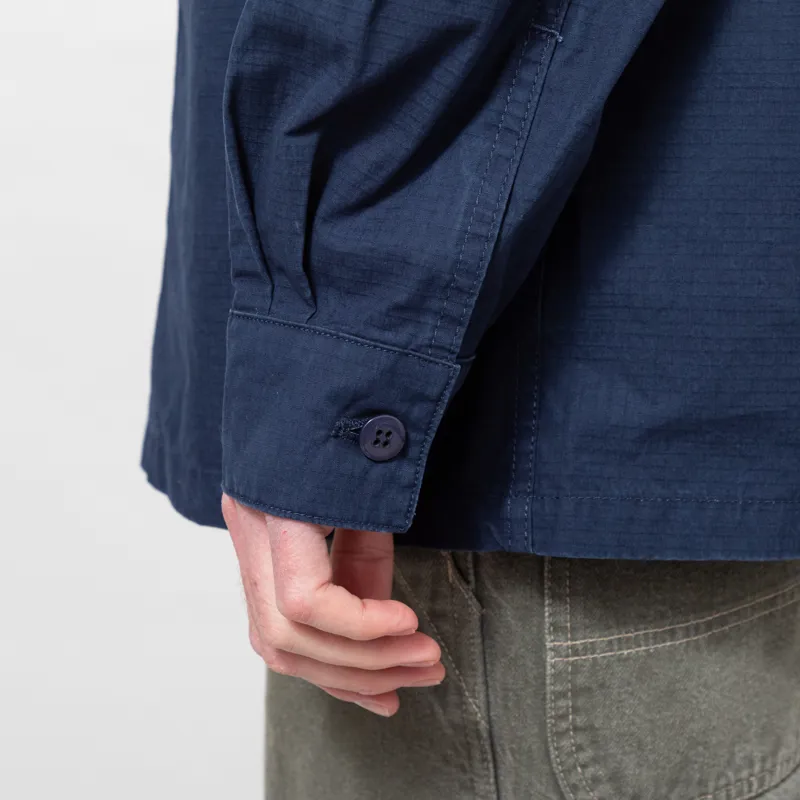 Stan Ray Long Sleeve CPO Shirt Navy Ripstop-7