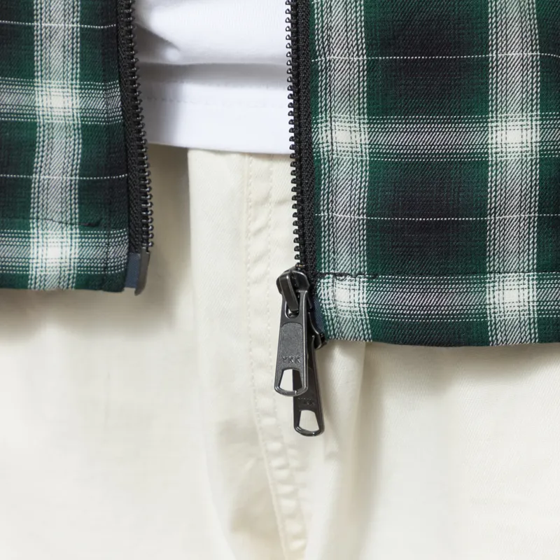 Stan Ray Zip Shirt Green Check-6