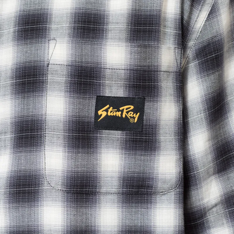 Stan Ray Zip Shirt Black Check-5
