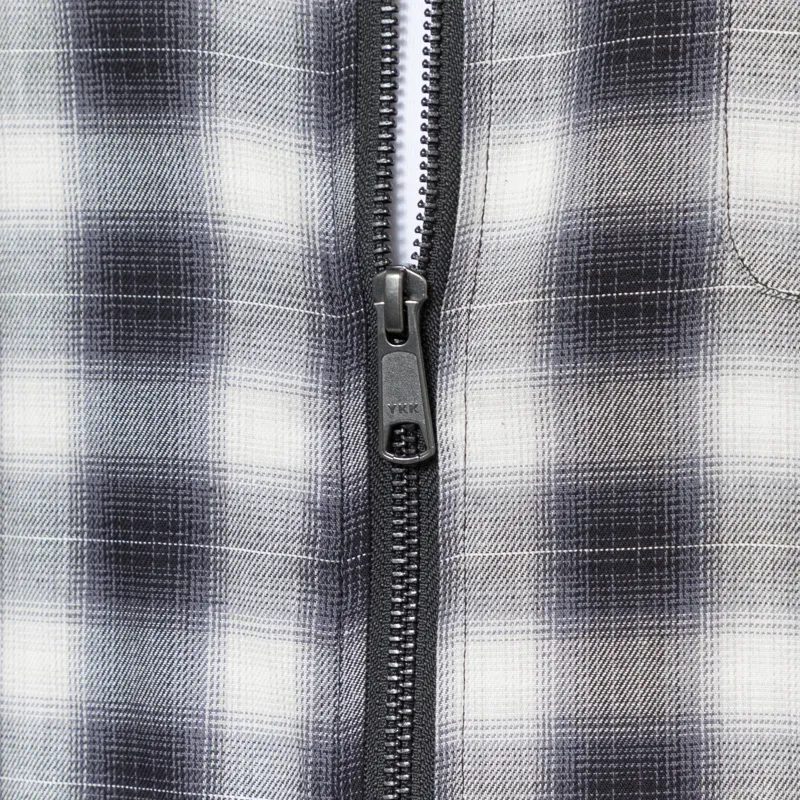 Stan Ray Zip Shirt Black Check-4