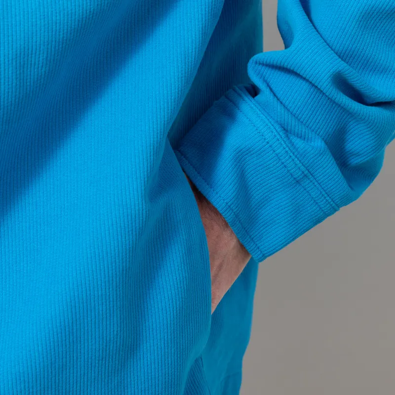 Stan Ray Zip Shirt Imperial Blue Bedford Cord-6