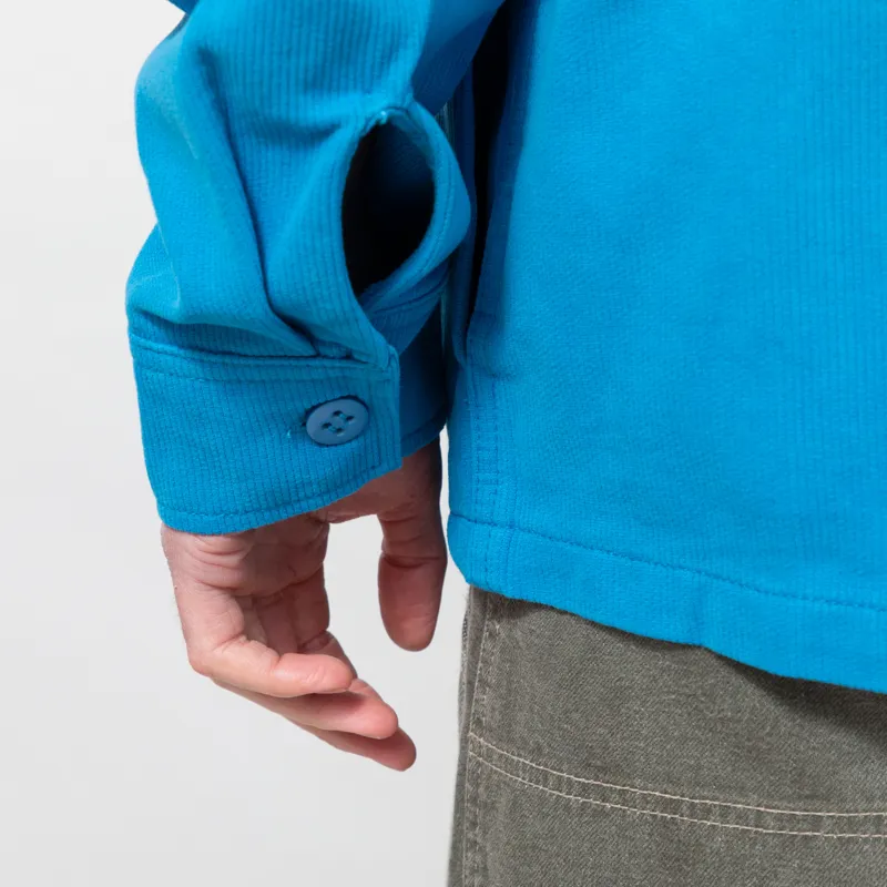 Stan Ray Zip Shirt Imperial Blue Bedford Cord-7