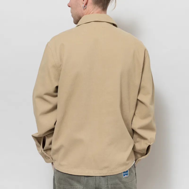 Stan Ray Zip Shirt Eucalyptus Bedford Cord-2
