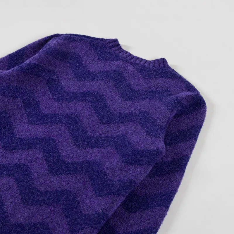 Origin Knitwear Thames Jumper Purple Cobalt-3