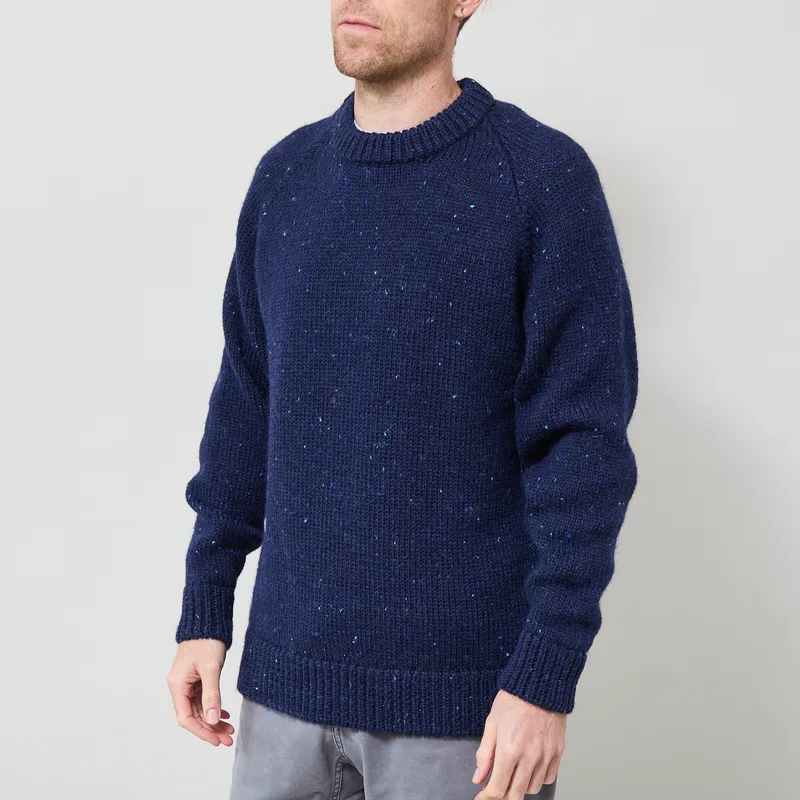 Origin Knitwear Chunky Raglan Knit Blue-1