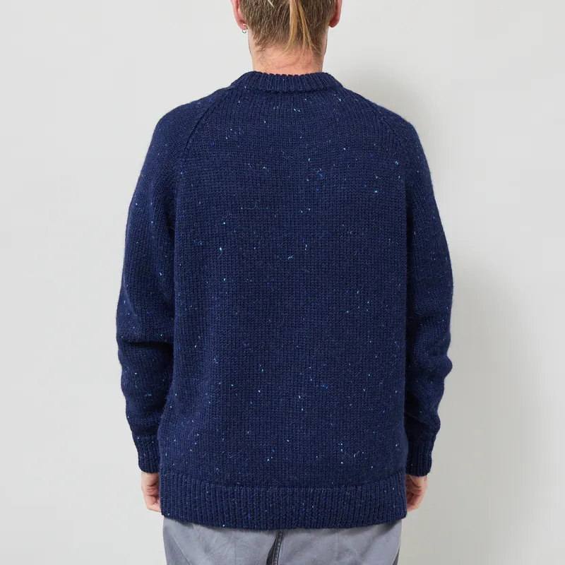 Origin Knitwear Chunky Raglan Knit Blue-2
