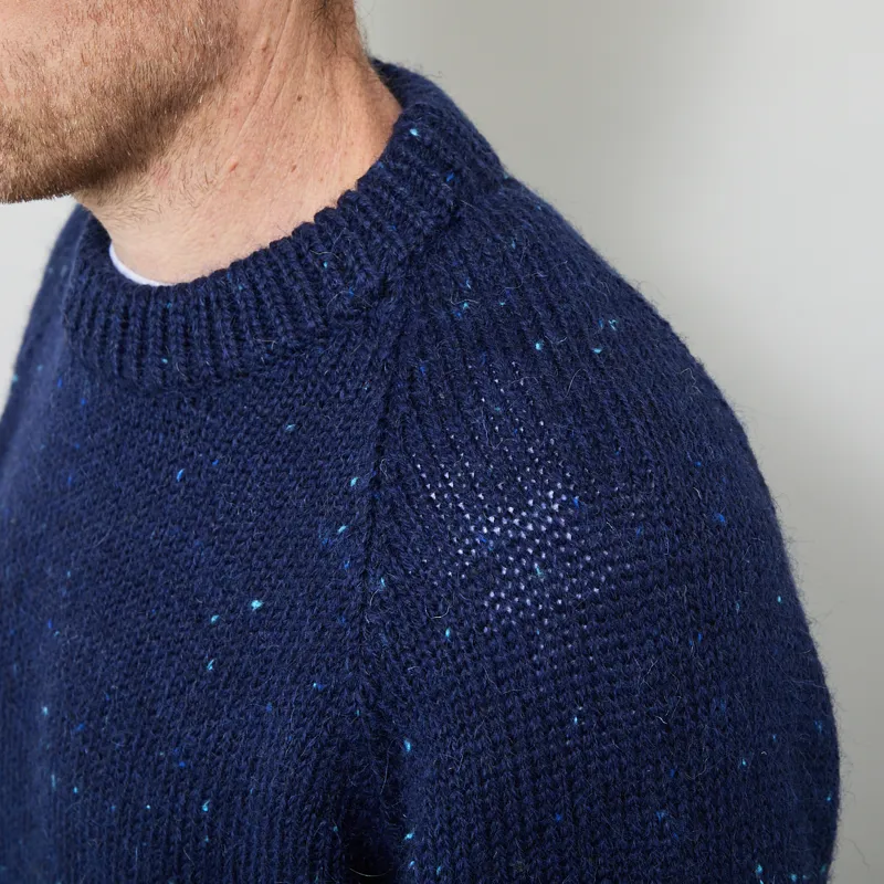 Origin Knitwear Chunky Raglan Knit Blue-3