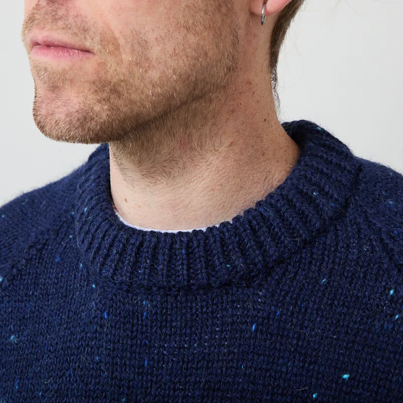 Origin Knitwear Chunky Raglan Knit Blue-4