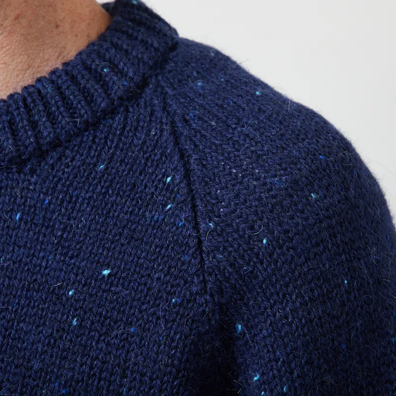 Origin Knitwear Chunky Raglan Knit Blue-5