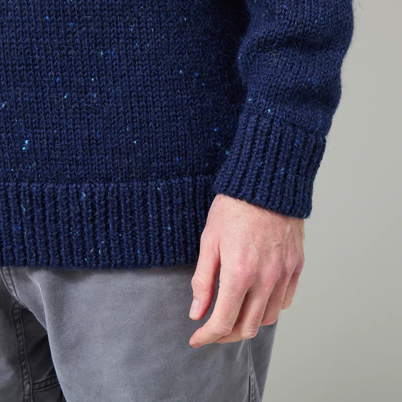 Origin Knitwear Chunky Raglan Knit Blue-6