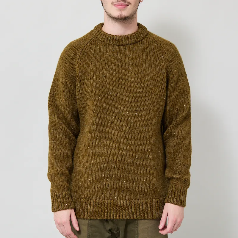 Origin Knitwear Chunky Raglan Knit Khaki